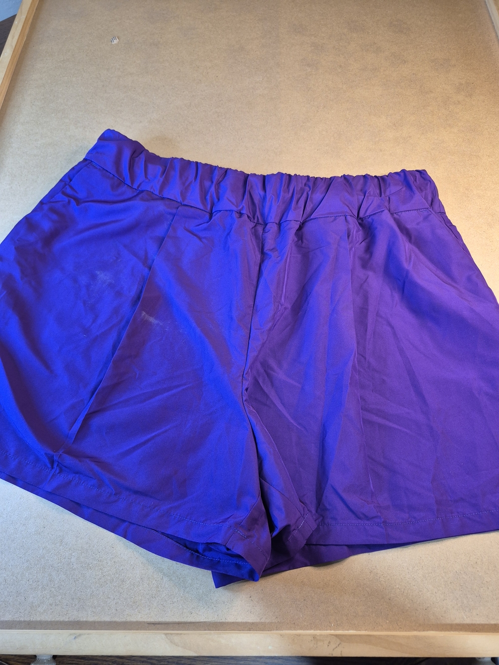 Express Women's Athletic Shorts in Vibrant Purple